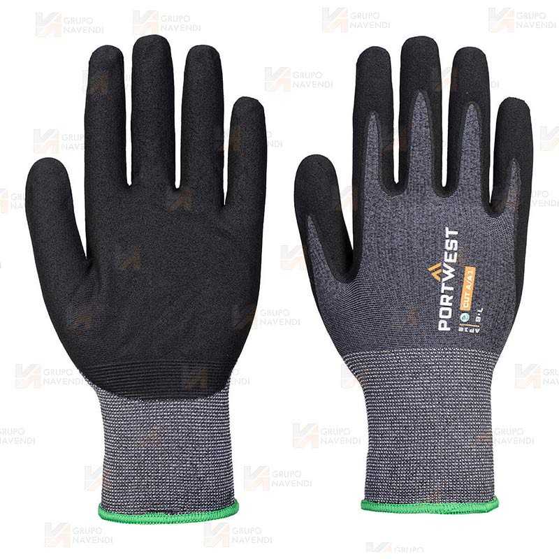 Guante reciclado de nitrilo para pantalla táctil