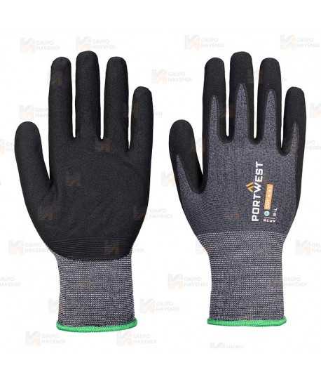 Guante reciclado de nitrilo para pantalla táctil