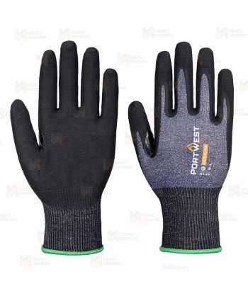 Guante de nitrilo con nivel de corte C para pantallas táctil (pack 12)