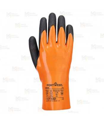 Guante impermeable de nitrilo con protección química
