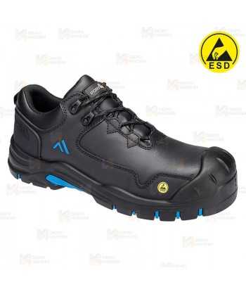 Zapatos antiestáticos de seguridad no metálicos S3S ESD SR FO