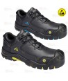 Zapatos antiestáticos de seguridad no metálicos S3S ESD SR FO