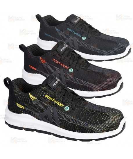 Zapatos deportivos de seguridad antiestáticos y no metálicos S1P