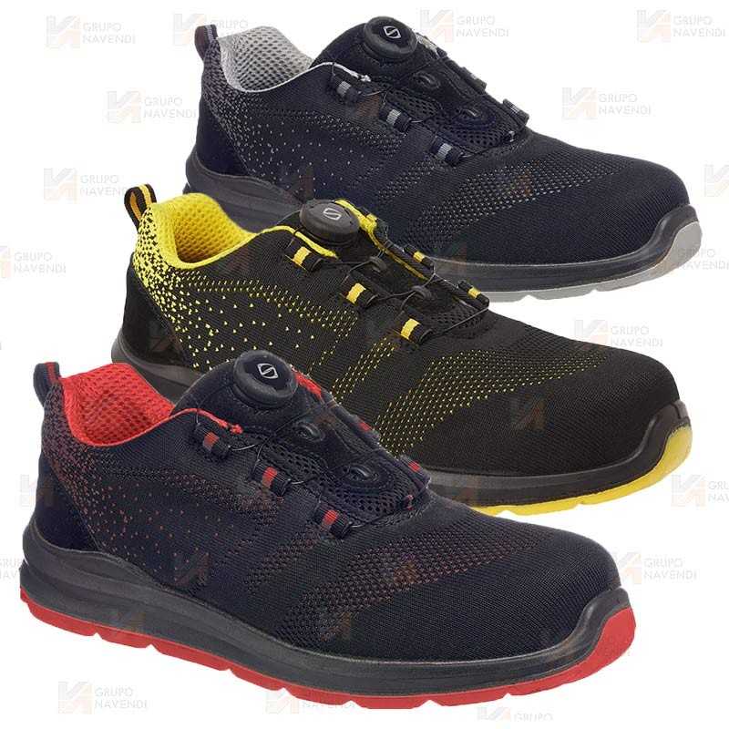 Zapatos de seguridad con cierre automático y no metálicos S1P