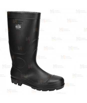 Bota de agua de PVC/Nitrilo color negro