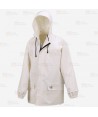 Chaqueta impermeable para industria alimentaria color blanco
