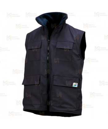 Chaleco impermeable para actividades deportivas color azul marino