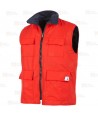 Chaleco impermeable para actividades deportivas color rojo