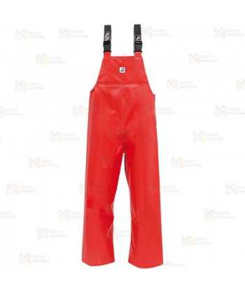 Peto impermeable para náutica y pesca industrial color rojo