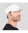 Gorro hombre con rejilla y visera rígida para industria alimentaria