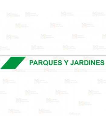 Cinta de balización para parques y jardines galga 400 x 250 m.