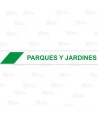 Cinta de balización para parques y jardines galga 400 x 250 m.