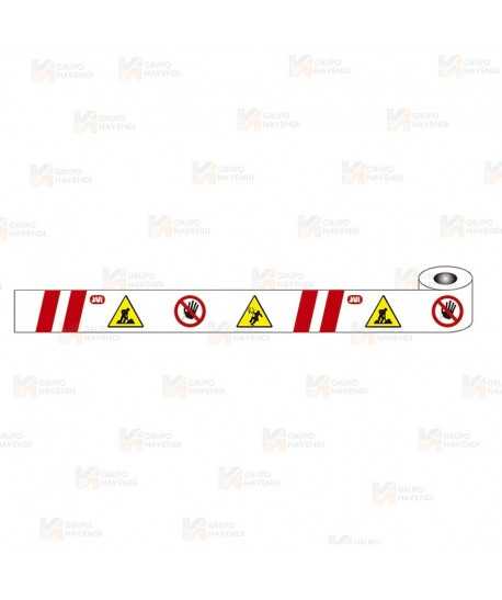 Cinta muy gruesa de balización MULTISEÑAL. Galga 400 (250m x 8cm)