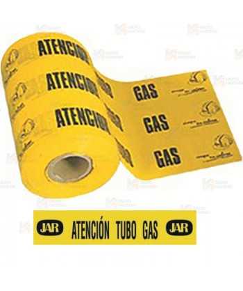 Cinta de balización Señalización Gas. Galga 200 (200m x 8cm)