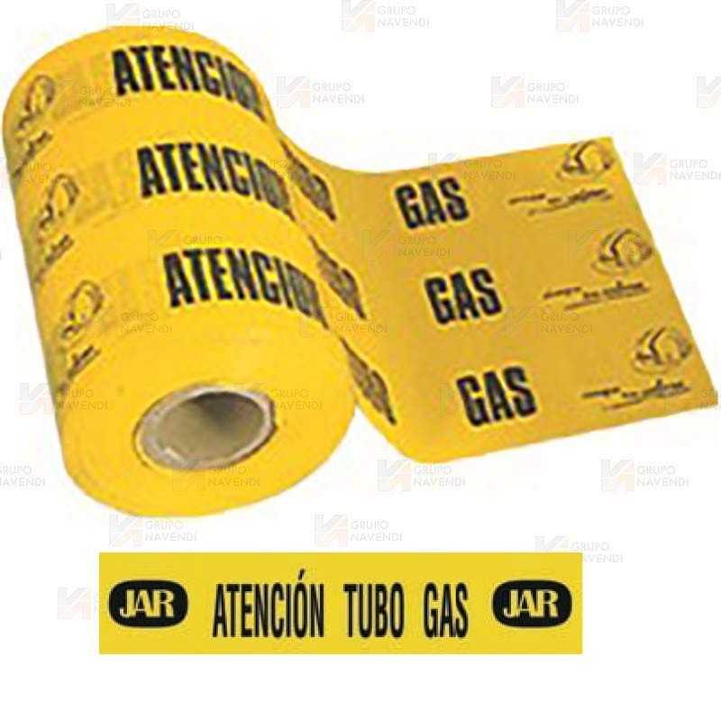 Cinta de balización Señalización Gas. Galga 200 (200m x 8cm)