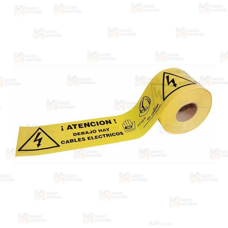 Cinta de balización Señalización Electricidad. Galga 200 (200m x 8cm)