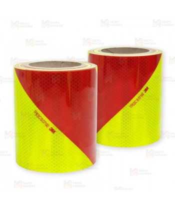 Cinta adhesiva reflectante de Nivel 3  Amarillo/Rojo 3M 4083