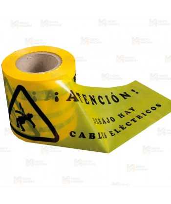 Cinta de balización Señalización Electricidad. Galga 300 (200m x 15 cm)