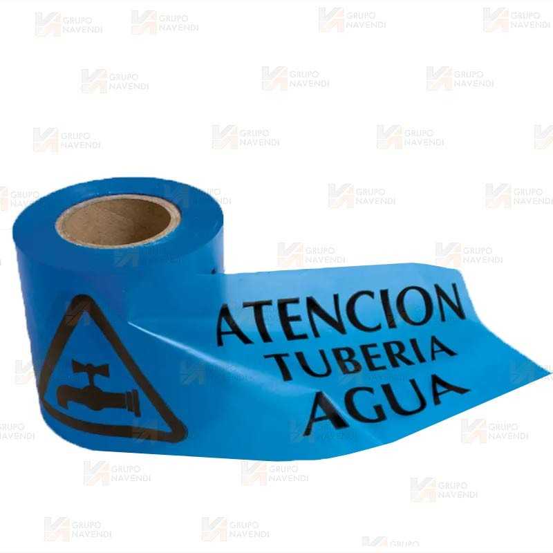 Cinta de balización Señalización Agua. Galga 300 (200m x 15 cm)