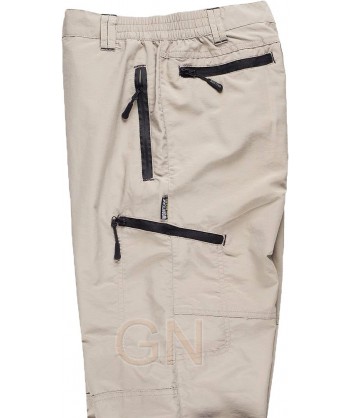 Pantalón sport multibolsillos de nylon transpirable