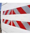 Cinta adhesiva reflectante de Nivel 2  Blanco/Rojo 3M™ 823i