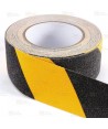 Cinta adhesiva antideslizante color amarilla/negra (18,5 m x 5 cm)