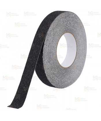 Cinta adhesiva antideslizante color negro (18,5 m x 5 cm)