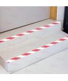 Cinta adhesiva antideslizante color rojo/blanco (18,5 m x 5 cm)