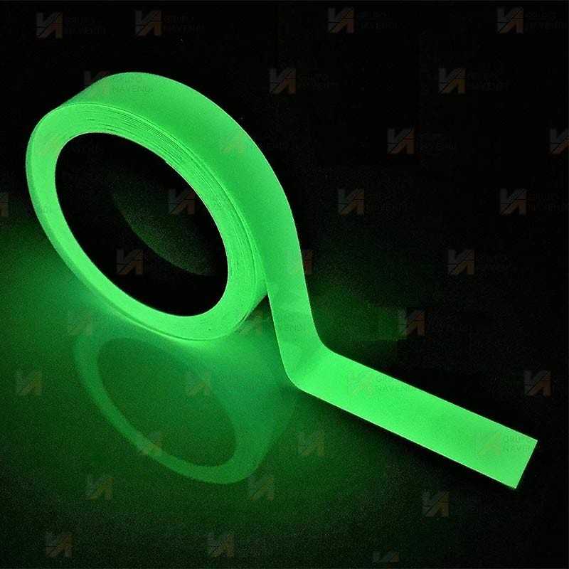 Cinta adhesiva luminiscente para vías de evacuación (25 m x 5 cm)