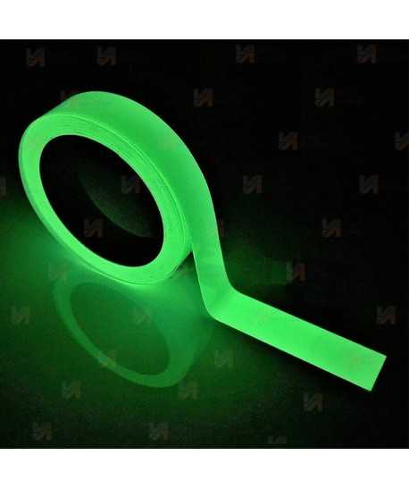 Cinta adhesiva luminiscente para vías de evacuación (25 m x 5 cm)