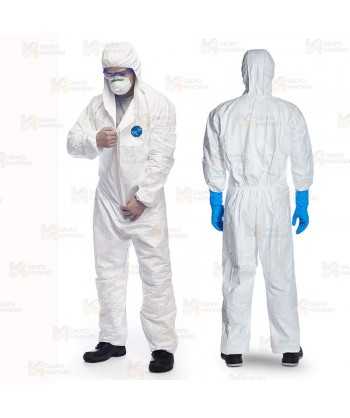 Buzo impermeable y transpirable Tyvek® 500 Xpert  COLOR BLANCO (Tipo 5 y 6)