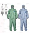 Buzo impermeable y transpirable Tyvek® 500 Xpert  (Tipo 5 y 6) color verde