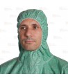 Buzo impermeable y transpirable Tyvek® 500 Xpert  (Tipo 5 y 6) color verde