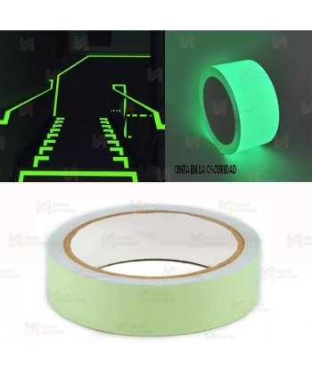 Cinta adhesiva luminiscente para vías de evacuación (10 m x 25 mm)
