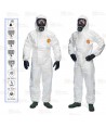 Buzo Tychem 4000 S sin calcetín. Tipo 3B, 4B, 5 y 6  (15 Und.)
