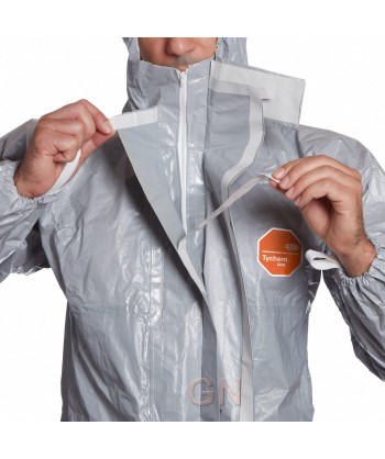 Buzo Tychem 6000 F gris sin calcetines. Tipo 3B, 4B, 5, 6   (25 und)