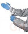 Buzo Tychem 6000 F gris sin calcetines. Tipo 3B, 4B, 5, 6   (25 und)