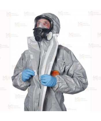 Buzo Tychem 6000 F Plus gris sin calcetines. Tipo 3B, 4B, 5, 6   (10 und)
