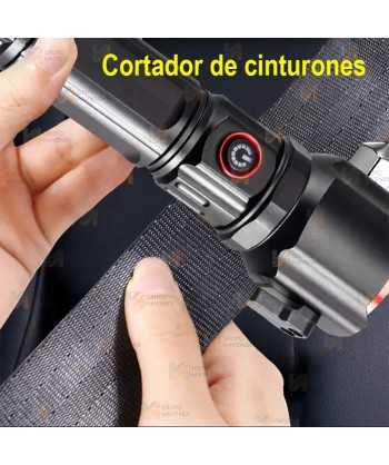 Linterna táctica con led de alta potencia (3000 lúmenes)