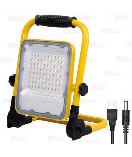 Foco LED recargable de 50W  (1000 lúmenes)
