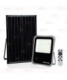 Foco LED 400 W con panel solar y mando a distancia (46.800 Lúmenes)
