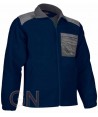 Chaqueta polar muy gruesa con refuerzos color marino/gris