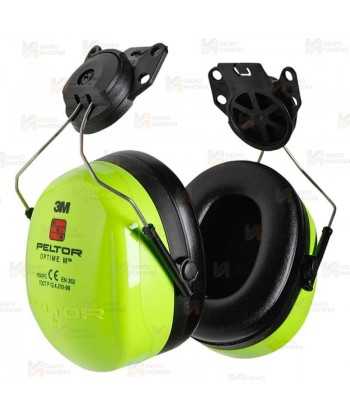 Orejeras 3M Peltor Optime III alta visibilidad para casco  (SNR 35 dB)