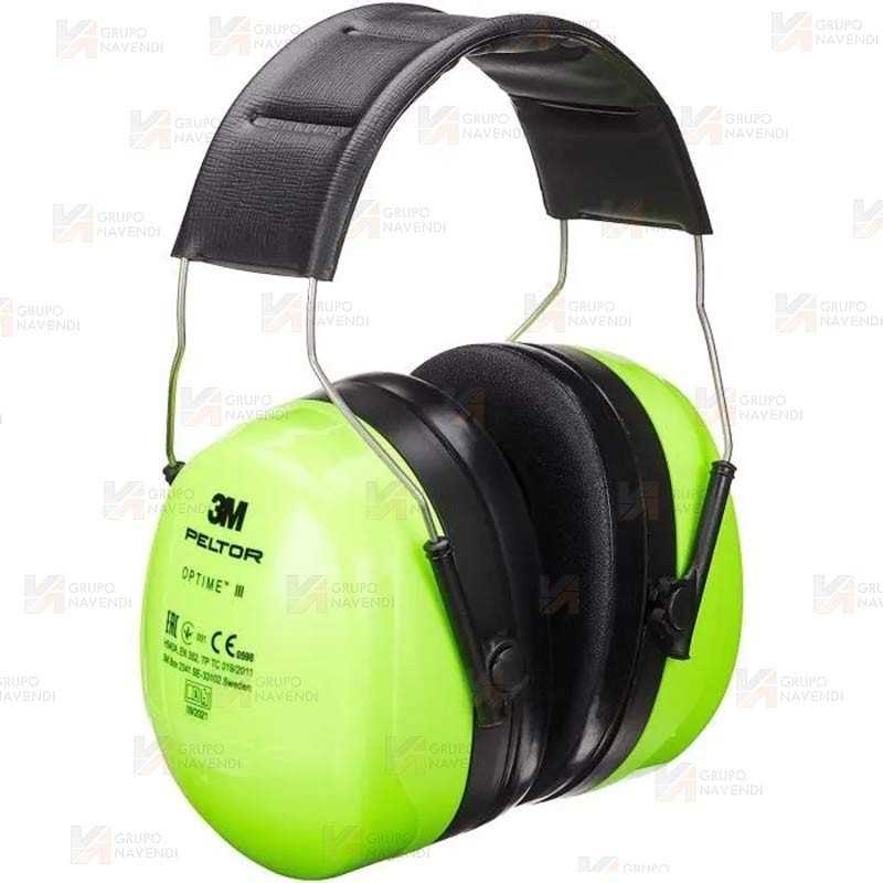 Orejeras 3M Peltor Optime III alta visibilidad (SNR 35 dB)