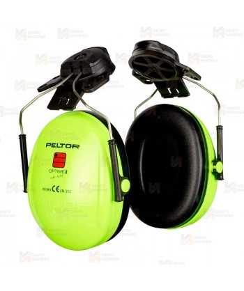 Orejeras 3M Peltor Optime II H520P3E-467-GB alta visibilidad para casco (SNR 31 dB)