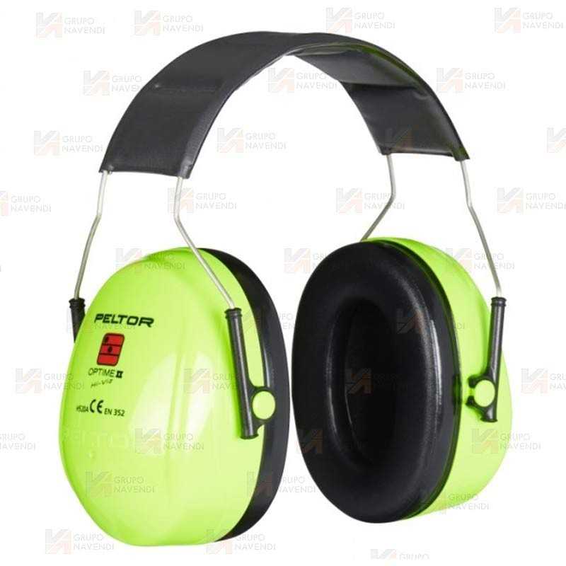 Orejeras 3M Peltor Optime II en alta visibilidad tipo diadema  (SNR 31 dB)
