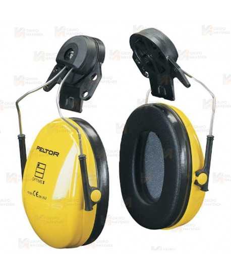 Orejeras 3M Peltor Optime I amarillas para casco  (SNR 27 dB)