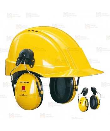 Orejeras 3M Peltor Optime I amarillas para casco  (SNR 27 dB)