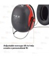 Orejeras 3M Peltor X3B con arnés de nuca (SNR 32dB)