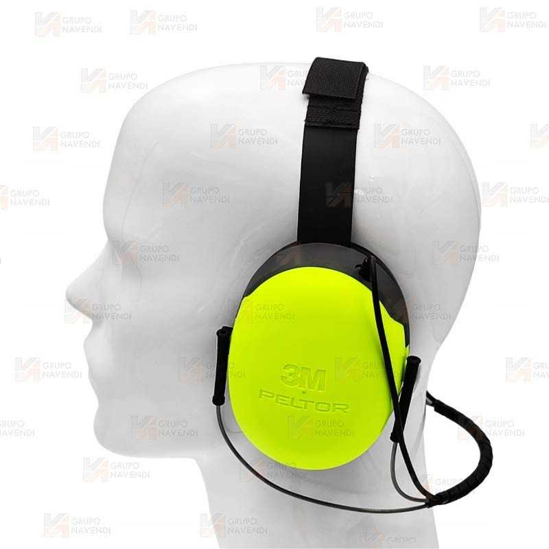 Orejeras PELTOR™ CH-3 HT52B-112 de solo escucha para nuca (SNR 30dB)
